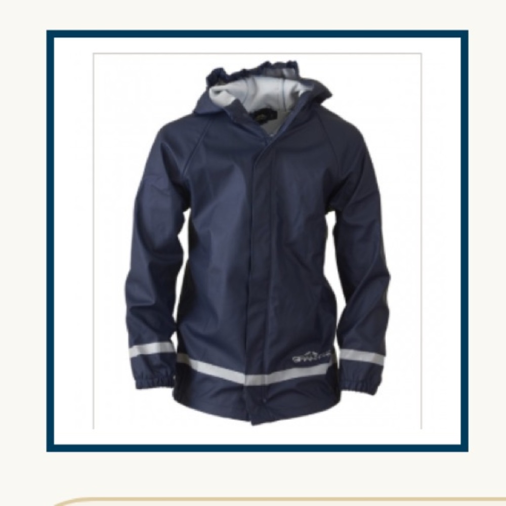 Granyte Storm Kids Navy Raincoat